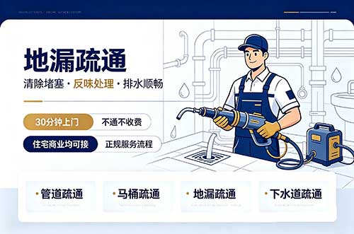 简阳地漏疏通