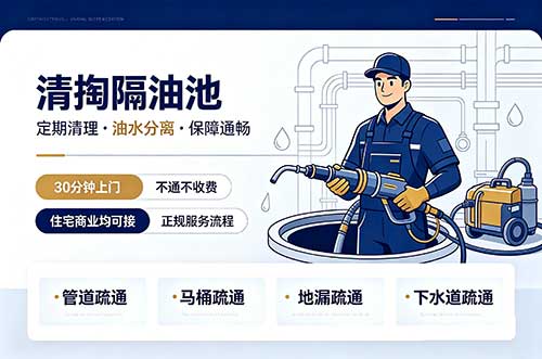 简阳清掏隔油池